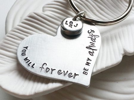 You Will Forever Be My Always | Heart Shaped Keychain Online Hot Sale