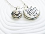 And She Loved A Little Boy Necklace | Giving Tree Quote | Shell Silverstein Quote Online