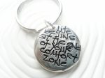 Life Begins at the End of Your Comfort Zone | Pebble Keychain For Discount