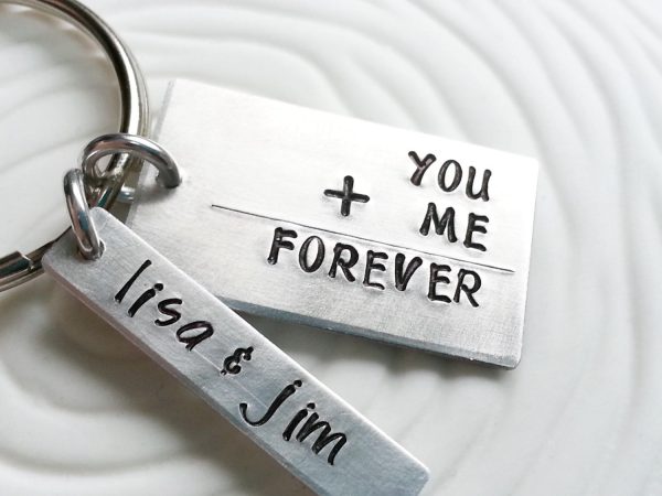 You + Me = Forever Keychain | Equation Keychain Fashion