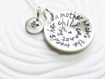 A Mother Knows The Words Her Child Cannot Say Necklace | Motivational Gift Sale