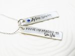 You Are My Reason To Smile | Tag Necklace For Sale