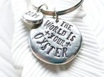 The World Is Your Oyster | Pebble Keychain Cheap